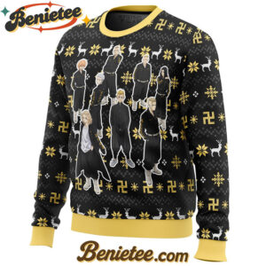 The Buddhist Symbol Tokyo Revengers Ugly Christmas Sweater