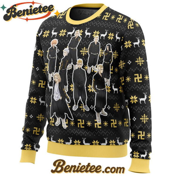 The Buddhist Symbol Tokyo Revengers Ugly Christmas Sweater
