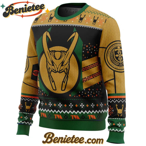The Christmas Variant Loki Ugly Christmas Sweater