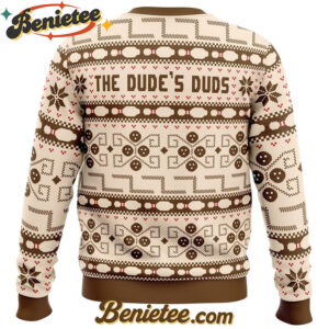 The Dude's Duds The Big Lebowski Ugly Christmas Sweater