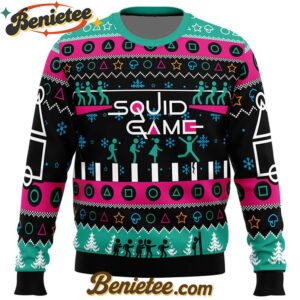 The Game is On Squid Game Christmas Sweater