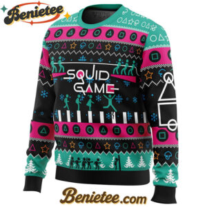The Game is On Squid Game Christmas Sweater