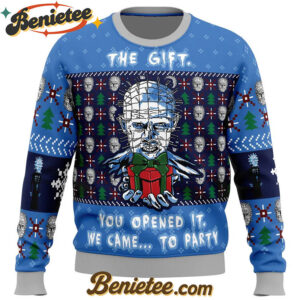 The Gift Hellraiser Ugly Christmas Sweater