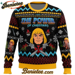 The Good Power of Christmas He-Man Ugly Christmas Sweater