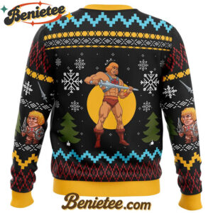 The Good Power of Christmas He-Man Ugly Christmas Sweater