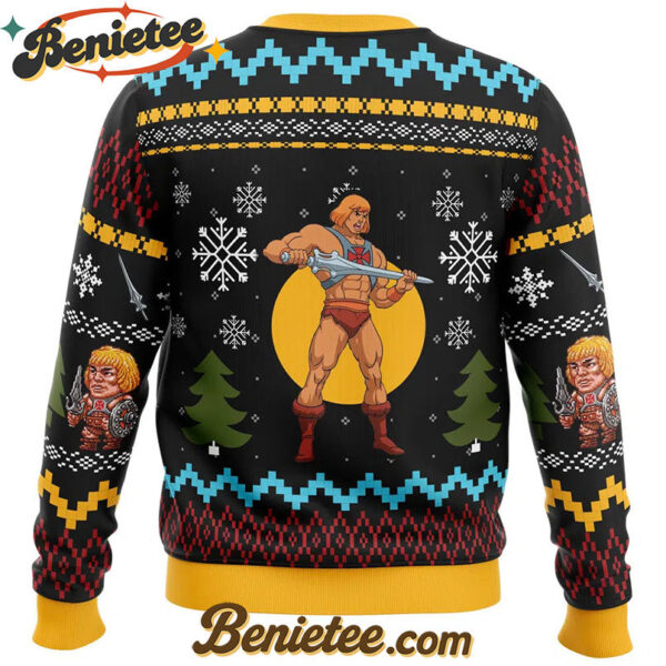The Good Power of Christmas He-Man Ugly Christmas Sweater
