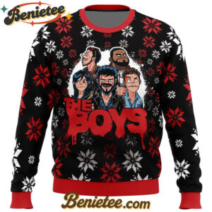 The Gorillaz Boys The Boys Ugly Christmas Sweater