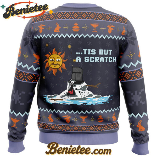 The Melting Knight Monty Python Ugly Christmas Sweater
