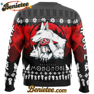 The Pack Princess Mononoke Ugly Christmas Sweater