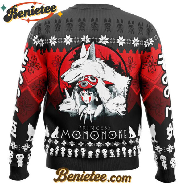 The Pack Princess Mononoke Ugly Christmas Sweater