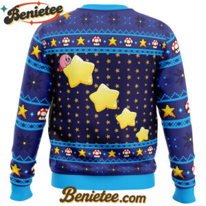 The Pink Hero Kirby's Dream Land Ugly Christmas Sweater