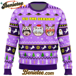 Tis The Season Gintama Ugly Christmas Sweater