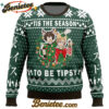 Tis The Season To Be Tipsy Bungo Stray Dogs Ugly Christmas Sweater