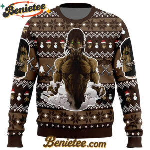 Titan Eren Attack on Titan Ugly Christmas Sweater