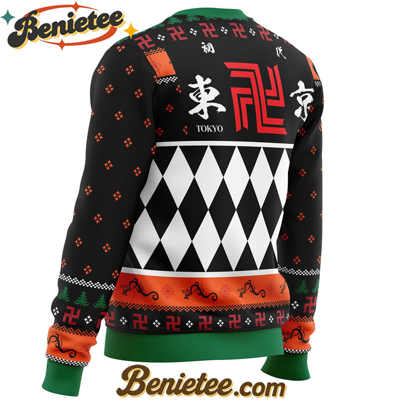 Tokyo Gang Tokyo Revengers Ugly Christmas Sweater