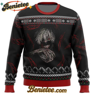 Tokyo Ghoul Dark Kaneki Ugly Christmas Sweater