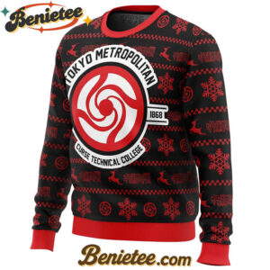 Tokyo Metropolitan Jujutsu Kaisen Ugly Christmas Sweater