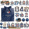 Toronto Blue Jays 2025 AL East Champions Advent Calendar, Christmas Countdown Advent Calendar Gift Box with 24 Acrylic Ornaments