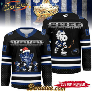 Toronto Maple Leafs - Premium NHL Peanuts Snoopy Hockey Jersey Ver 2