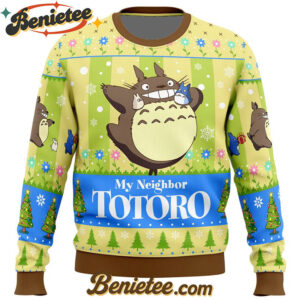 Totoro and Friends My Neighbor Totoro Ugly Christmas Sweater