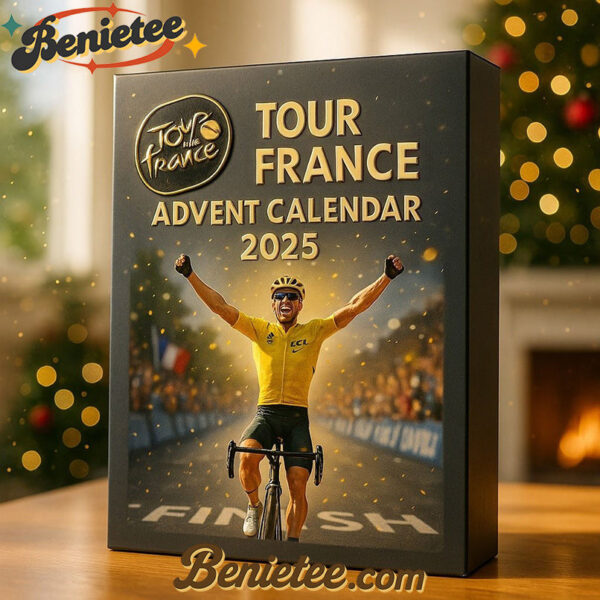 Tour de France Advent Calendar 2025, Christmas Countdown Advent Calendar Gift Box with 24 Acrylic Ornaments