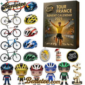 Tour de France Advent Calendar 2025, Christmas Countdown Advent Calendar Gift Box with 24 Acrylic Ornaments