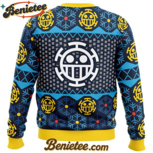 Trafalgar D Water Law One Piece Ugly Christmas Sweater