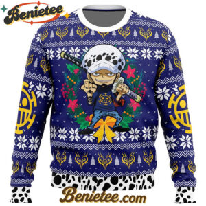 Trafalgar Law Christmas One Piece Ugly Christmas Sweater