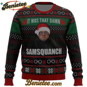 Trailer Park Boys Samsquanch Ugly Christmas Sweater