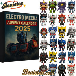 Transformers 2025 Advent Calendar, Christmas Countdown Advent Calendar Gift Box with 24 Acrylic Ornaments