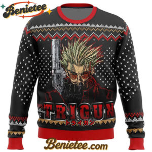 Trigun Vash Emblem Ugly Christmas Sweater