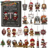 Troy Trojans 116th Anniversary Advent Calendar, Christmas Countdown Advent Calendar Gift Box with 24 Acrylic Ornaments