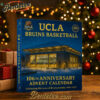 UCLA Bruins Basketball 106th Anniversary 2025 Advent Calendar, Christmas Countdown Advent Calendar Gift Box with 24 Acrylic Ornaments