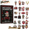 UNLV Rebels 57th Anniversary Advent Calendar, Christmas Countdown Advent Calendar Gift Box with 24 Acrylic Ornaments