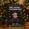 UNLV Rebels 57th Anniversary Advent Calendar, Christmas Countdown Advent Calendar Gift Box with 24 Acrylic Ornaments