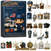 USPS 250th Anniversary 2025 Advent Calendar, Christmas Countdown Advent Calendar Gift Box with 24 Acrylic Ornaments