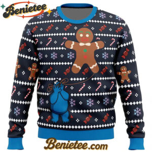 Ugly Cookie! Cookie Monster Ugly Christmas Sweater