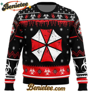 Umbrella Co. Resident Evil Ugly Christmas Sweater