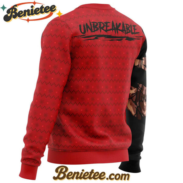 Unbreakable Red Riot My Hero Academia Ugly Christmas Sweater