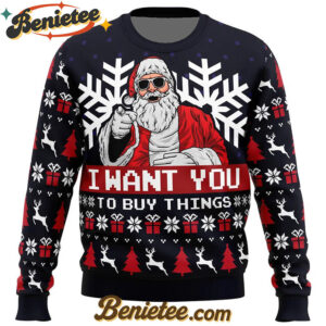 Uncle Santa Claus Ugly Christmas Sweater