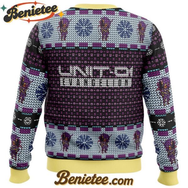 Unit-01 Ikari Shinji Eva Ugly Christmas Sweater