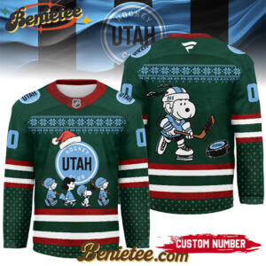 Utah Hockey Club - Premium NHL Peanuts Snoopy Hockey Jersey