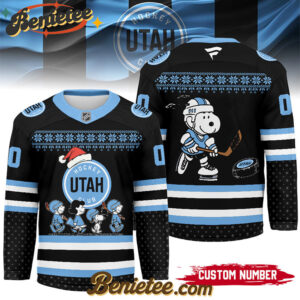 Utah Hockey Club - Premium NHL Peanuts Snoopy Hockey Jersey Ver 2