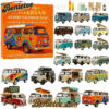 VW CAMPERVAN ADVENT CALENDAR 2025, Christmas Countdown Advent Calendar Gift Box with 24 Acrylic Ornaments