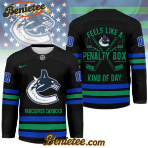 Vancouver Canucks - Premium NHL Feels Like a Penalty Day Long Jersey