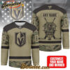 Vegas Golden Knights - Premium NHL Camo Army Hockey Jersey