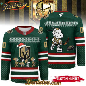 Vegas Golden Knights - Premium NHL Peanuts Snoopy Hockey Jersey