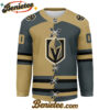 Vegas Golden Knights - Premium NHL Personalized Split Color Hockey Jersey