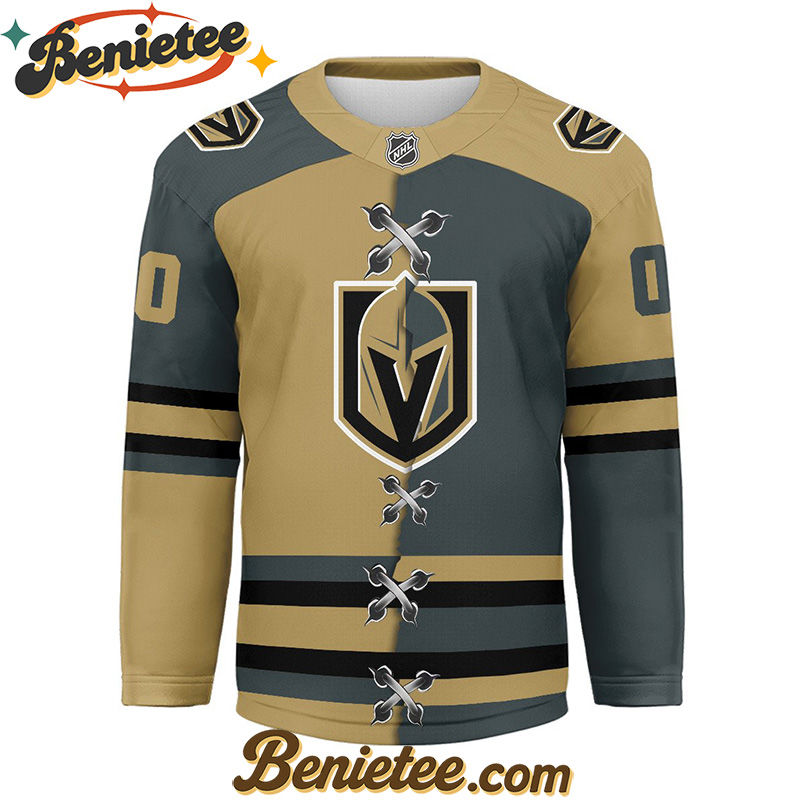 Vegas Golden Knights - Premium NHL Personalized Split Color Hockey Jersey