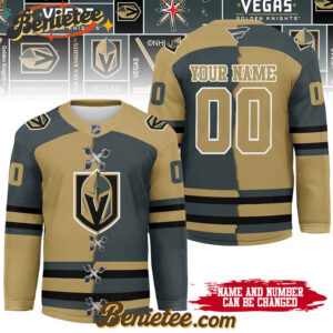 Vegas Golden Knights - Premium NHL Personalized Split Color Hockey Jersey